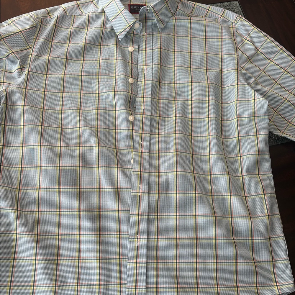 Men's Blue Checkered Shirt